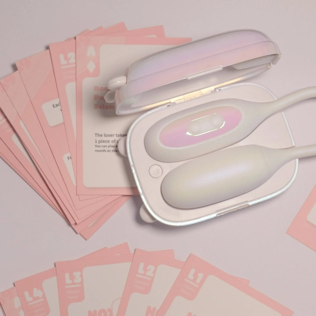 The NOX Traveller couples conversation card game, the deck fanned out.