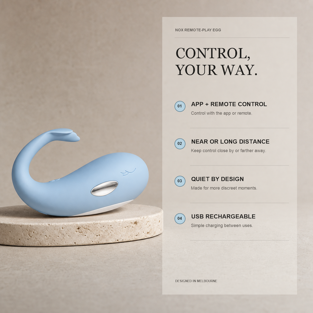NOX Remote-Play Egg (App-Controlled, Whisper-Quiet)