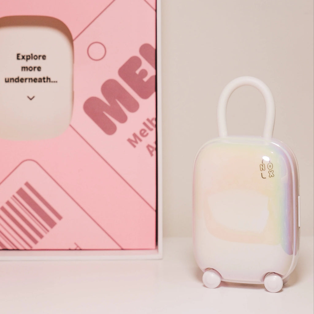 NOX Traveller couples intimacy kit with pink packaging and travel case designed in Melbourne