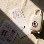 Small electronic device with a star design on a textured surface